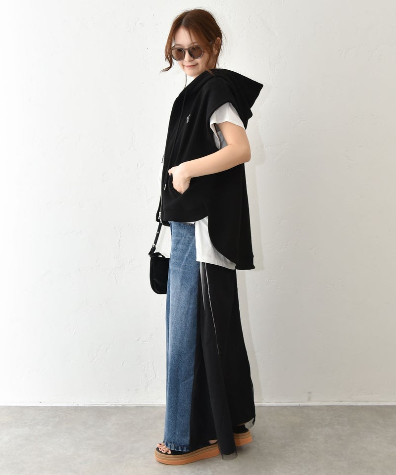 TRANOI.｜ラウンドフーディーベスト [[26-0156]][C] | ma28 ONLINE STORE