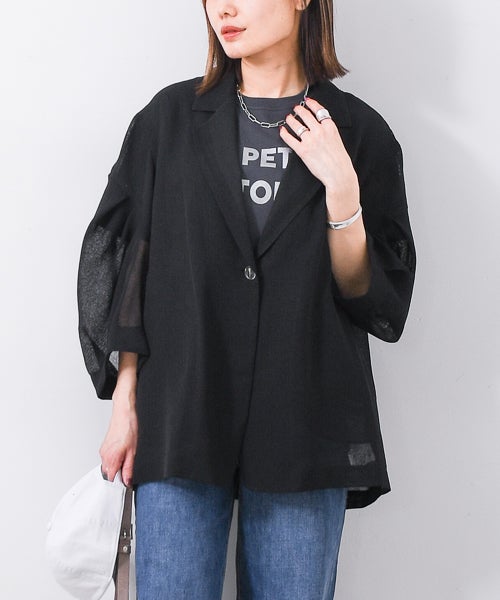 lallia muラリアムー◇モッズコート　ブラック　限定SALE Lallia mu／ラリアムー】4WAYデタッチコート | Aimant-エマン