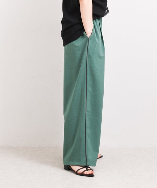 W｜パイピングセミカーブパンツ [[IZK26010]][F] | ma28 ONLINE STORE