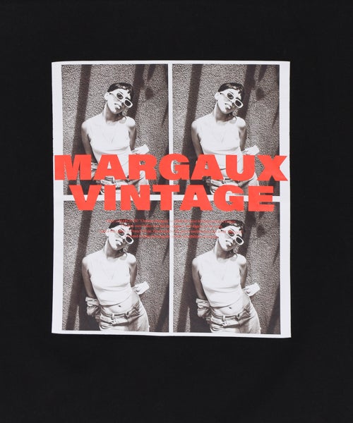 MARGAUX VINTAGE｜転写プリント ノースリーブTEE [[MG CT-26074-S]][F