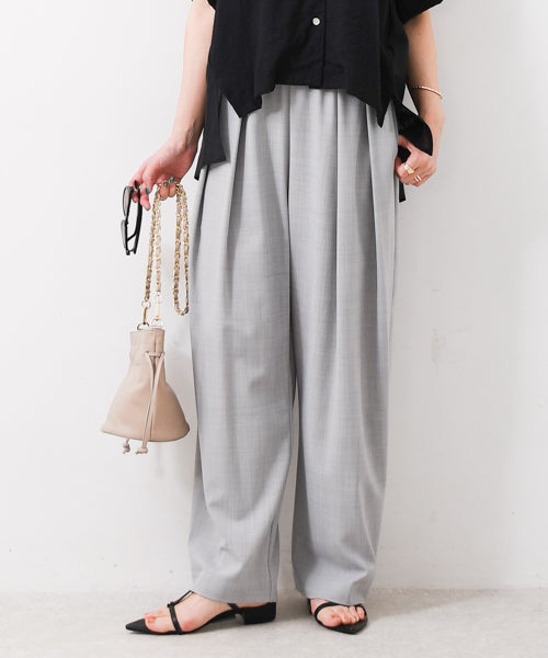 MARGAUX VINTAGE｜ウエストロゴタックパンツ [[MG PT-26007-S-2]][F