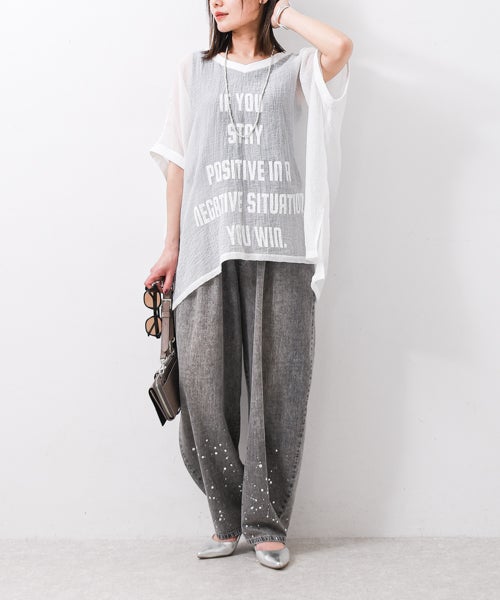 W｜ほどゆるタンク [[TCL-010]][F] | ma28 ONLINE STORE