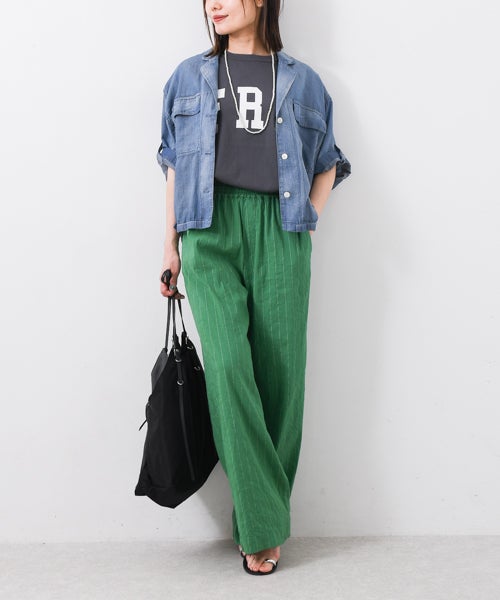 Dignite collier｜シアーデニムドルマンジャケット [[80268215]][F