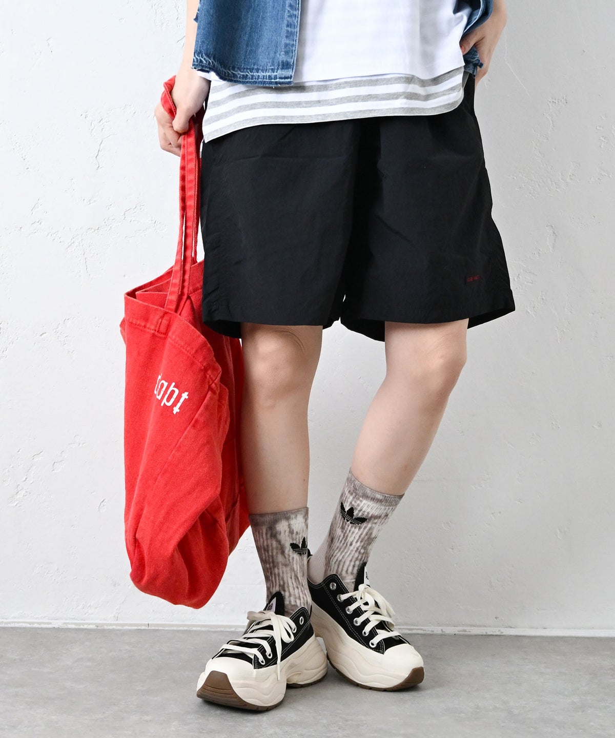  GRAMICCI｜ナイロンリーフショートパンツ [[G6SM-P078]][C]