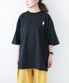 day standard｜度詰め天竺アニマル前後刺繍Tee [[131905]][D
