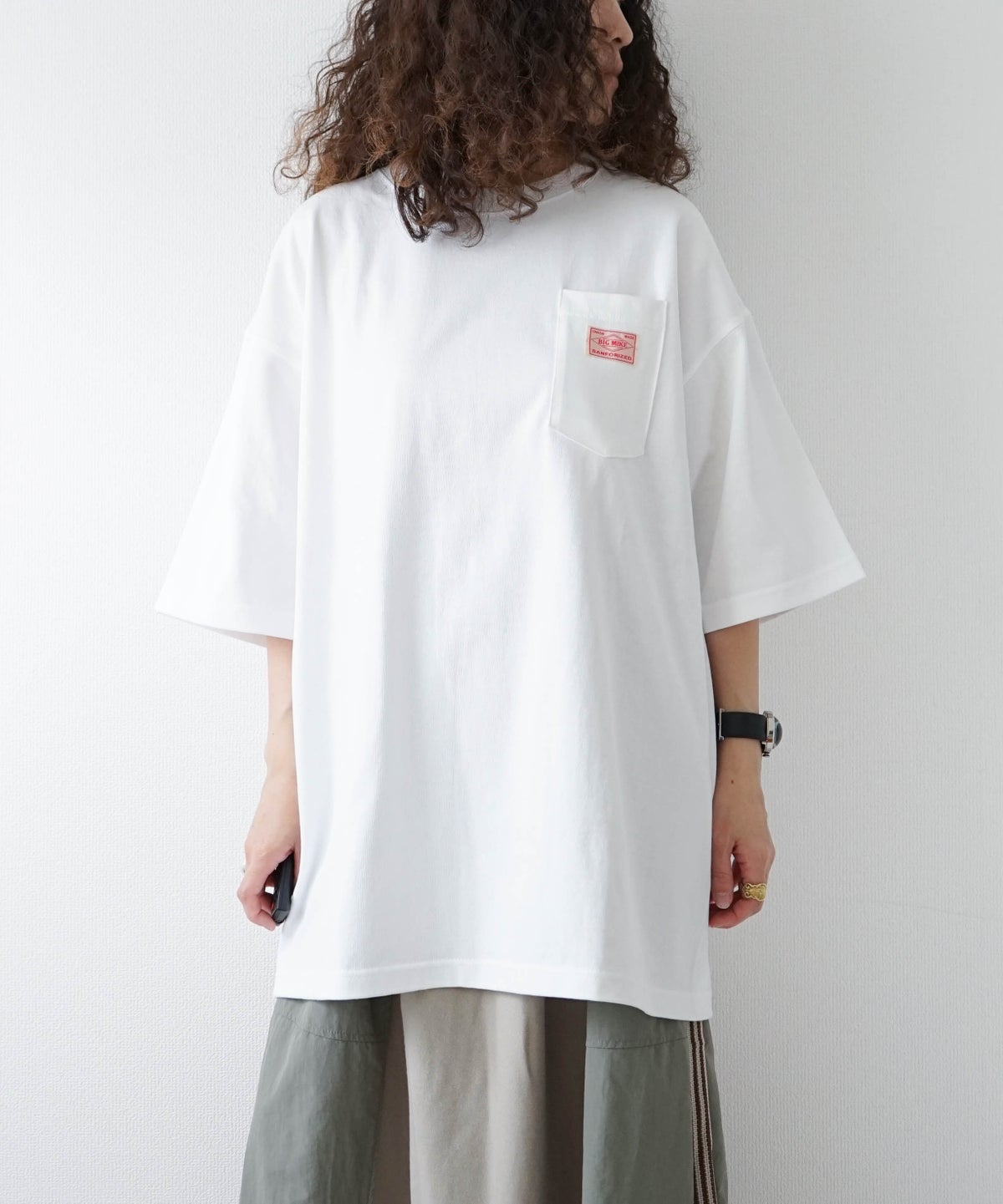 BIG MIKE｜ヘビーワイドサングラスポケットTシャツ [[102328520]][D]