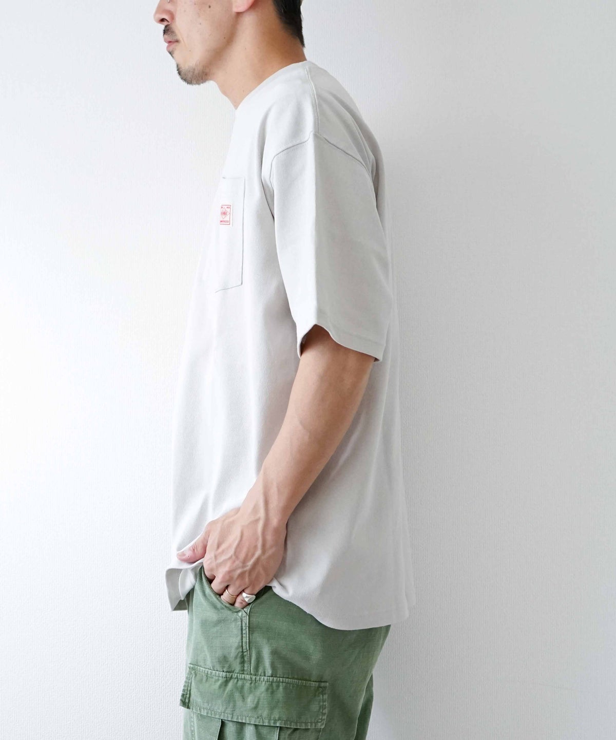 BIG MIKE｜ヘビーワイドサングラスポケットTシャツ [[102328520]][D]