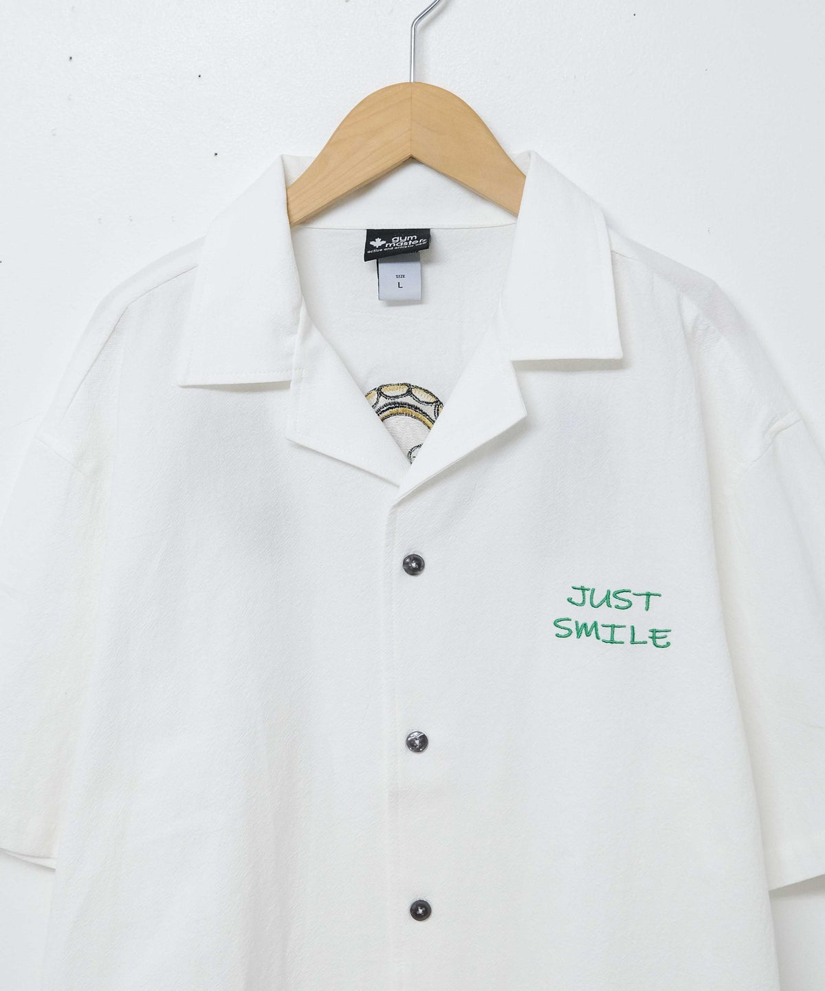 ジムマスター｜JUST SMILE刺繍シャツ [[G721749]][D]