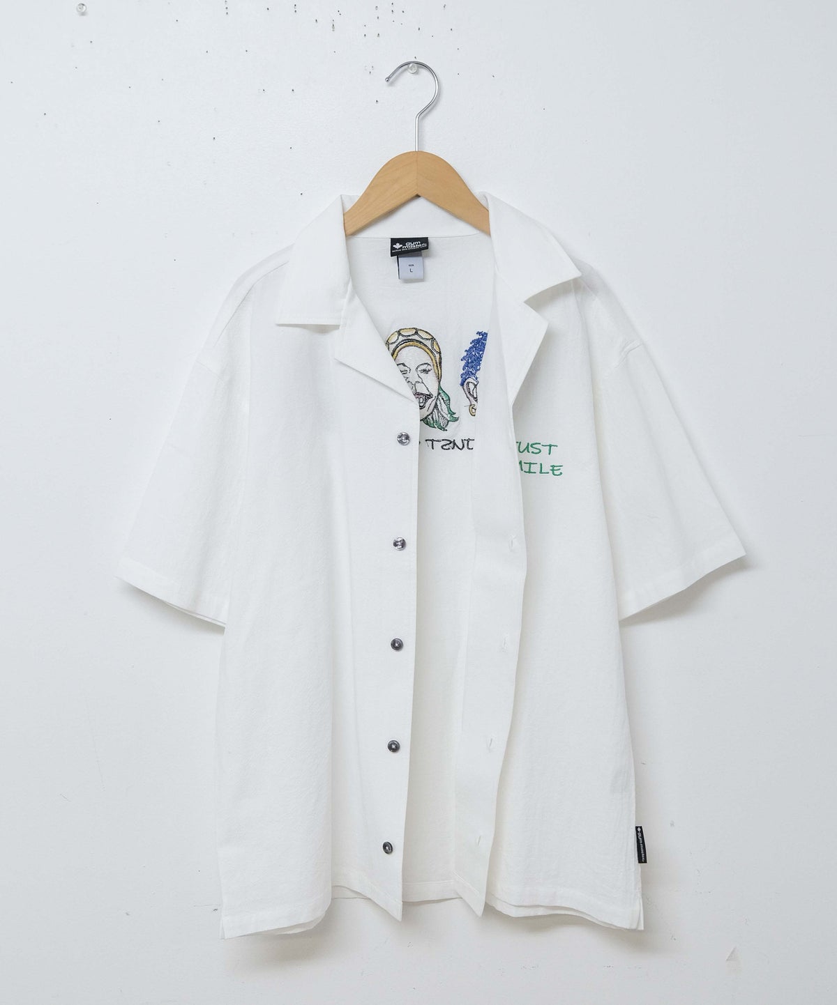 ジムマスター｜JUST SMILE刺繍シャツ [[G721749]][D]