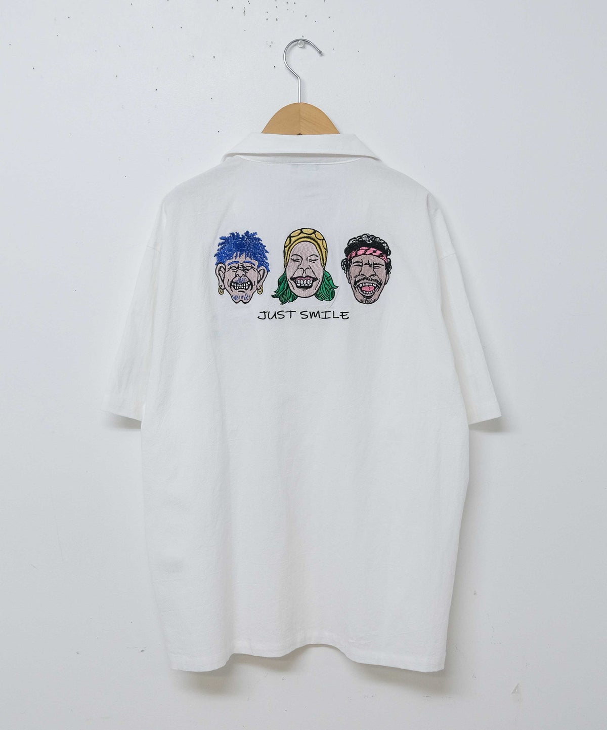 ジムマスター｜JUST SMILE刺繍シャツ [[G721749]][D]