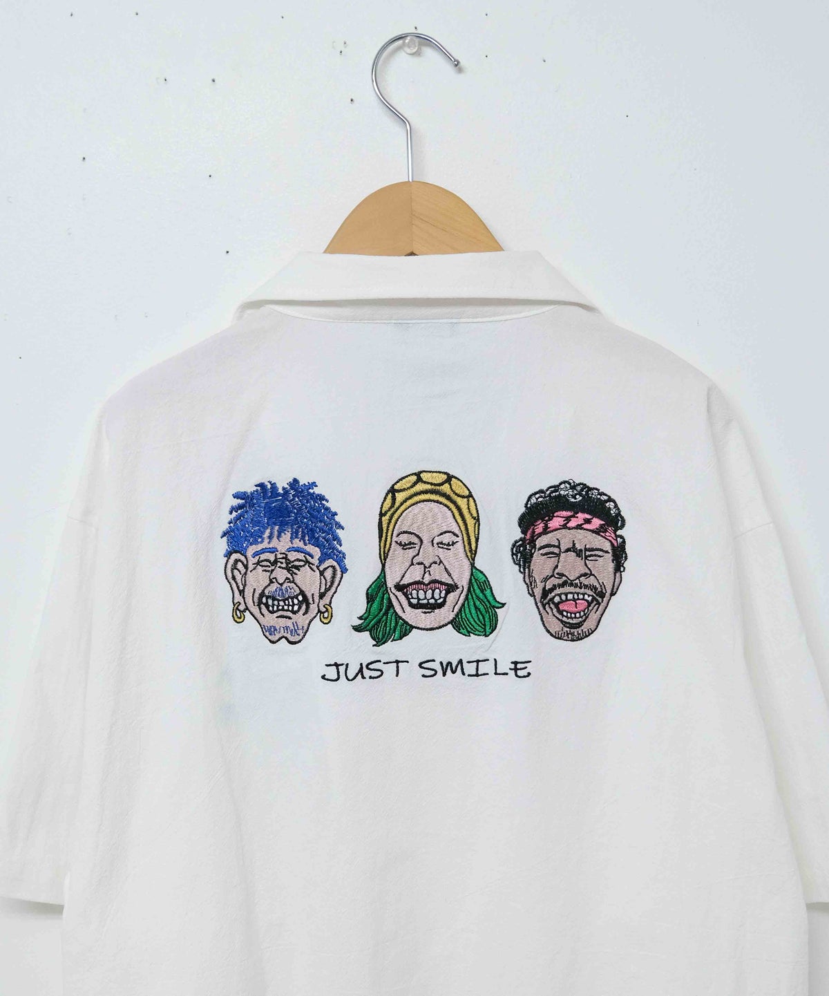 ジムマスター｜JUST SMILE刺繍シャツ [[G721749]][D]