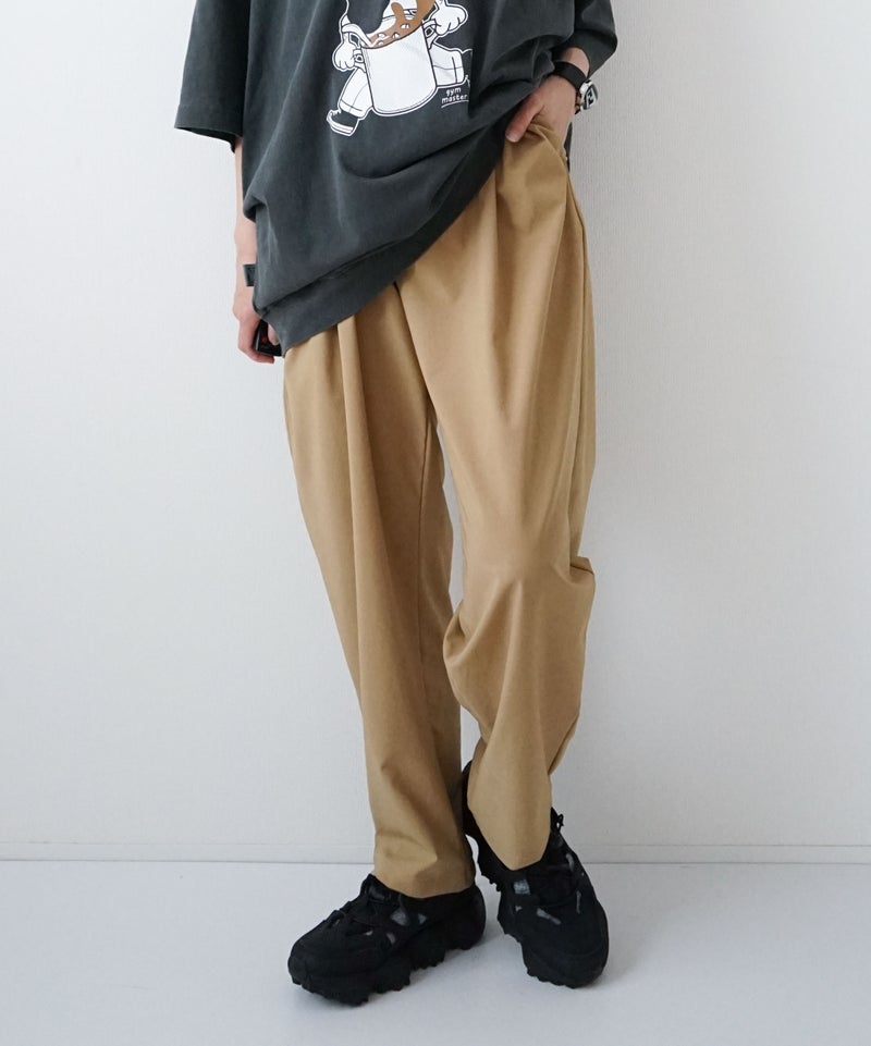 day standard｜プレミアムストレッチワイドタックパンツ [[M1256251]][D]