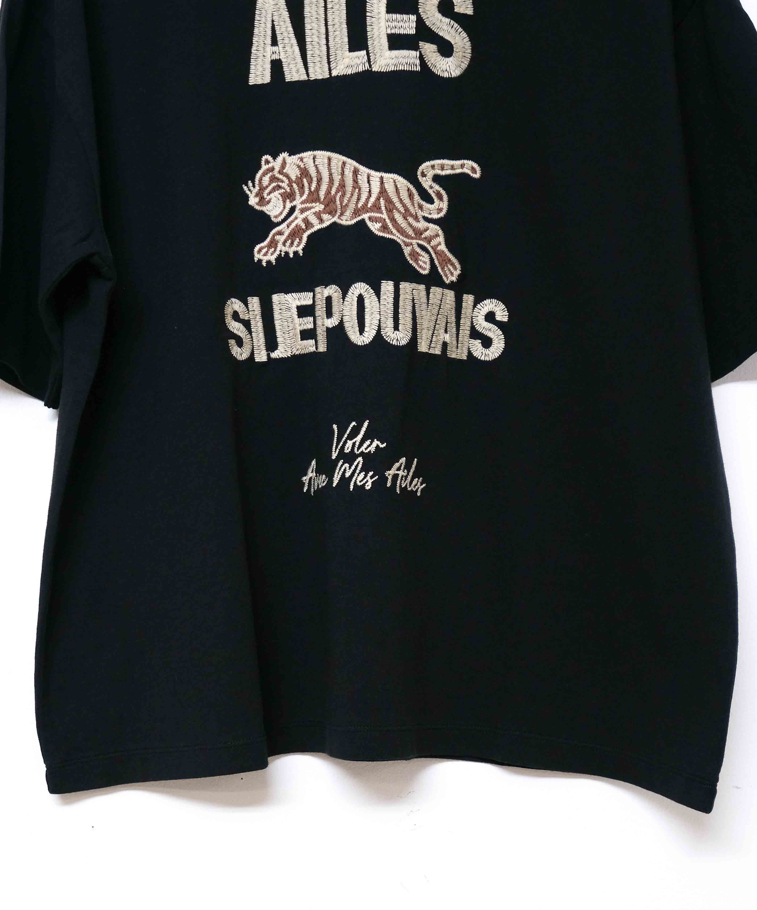 KAKELA & TRANQUIL｜Tiger 刺繍クルーTee [[12601-423-10]][D] | ma28