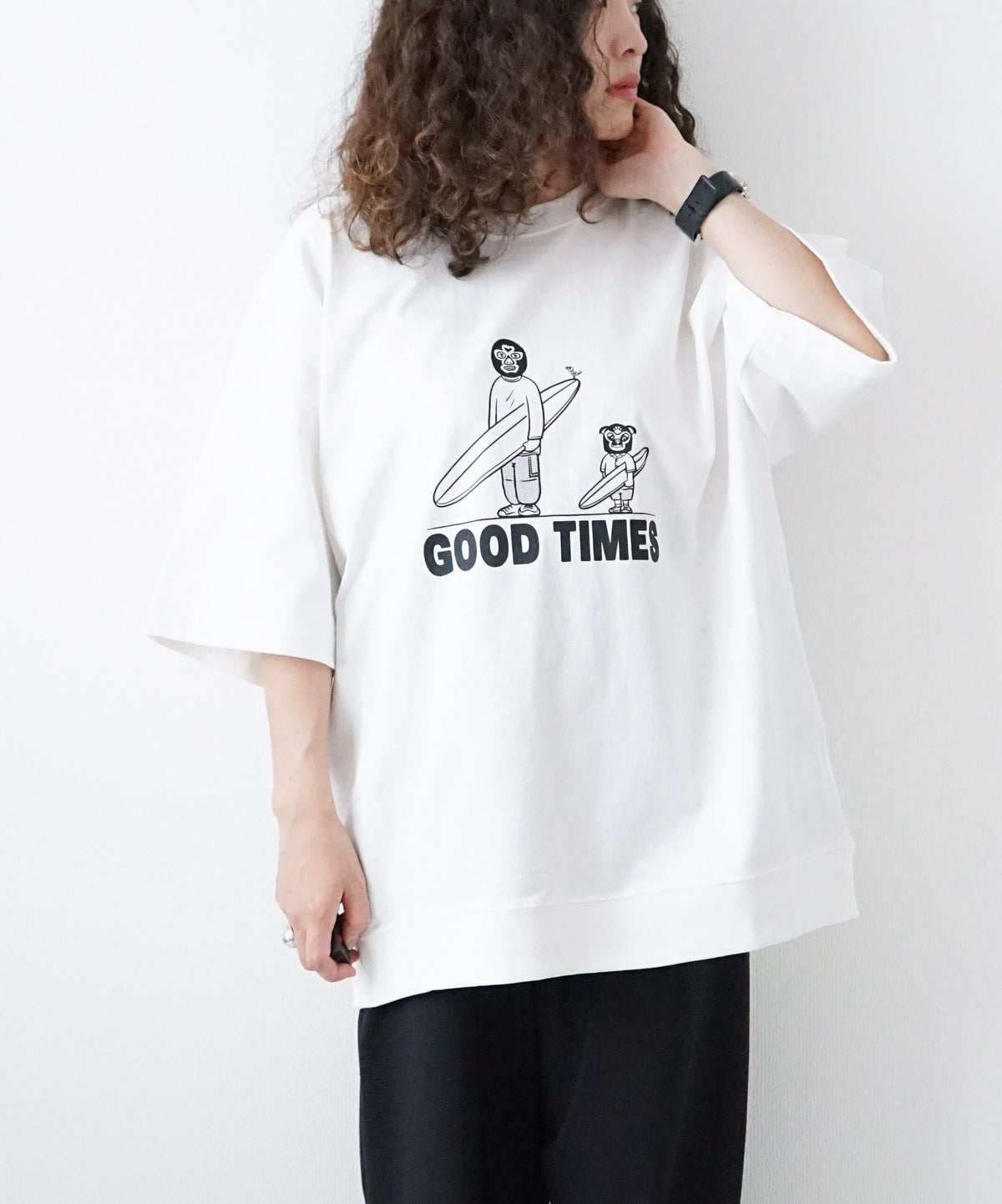 ジムマスター｜6.2OZ ピグメント GOOD TIMES ビッグTee [[G733784]][D]