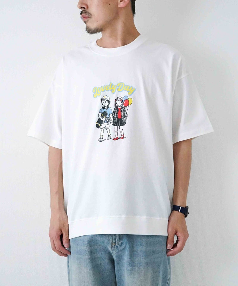 ジムマスター｜6.2OZ ピグメント Lovely Day ビッグTee [[G733787]][D]