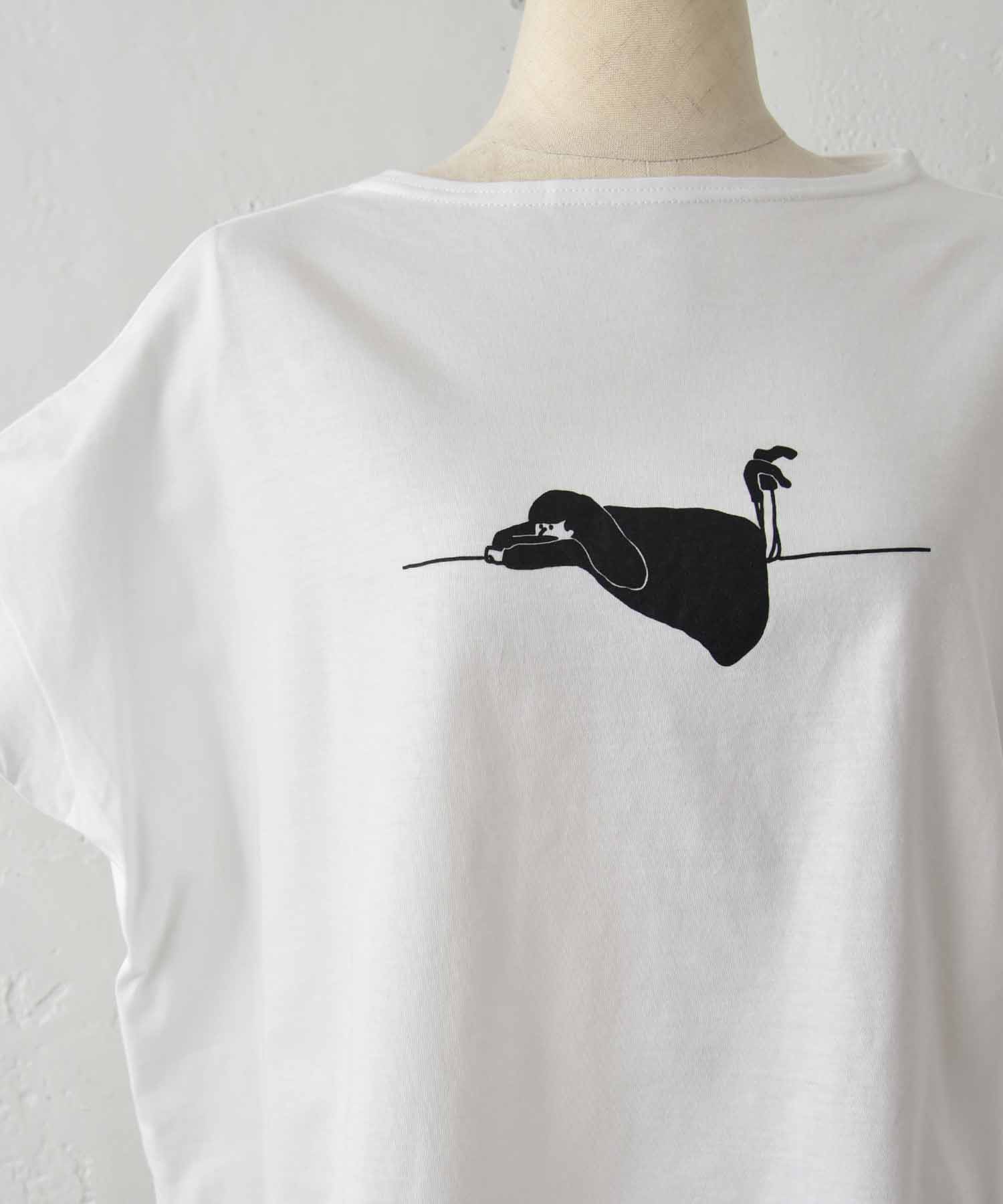 NARU｜くつろぎちゃんプリントT [[671017]][C] | ma28 ONLINE STORE