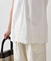 HEAVENLY｜コットンヘム刺繍ノースリーブトップス [[2624072]][C]