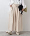 sloe｜綿麻ガウチョパンツ [[8803880]][C]