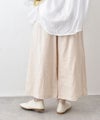 sloe｜綿麻ガウチョパンツ [[8803880]][C]