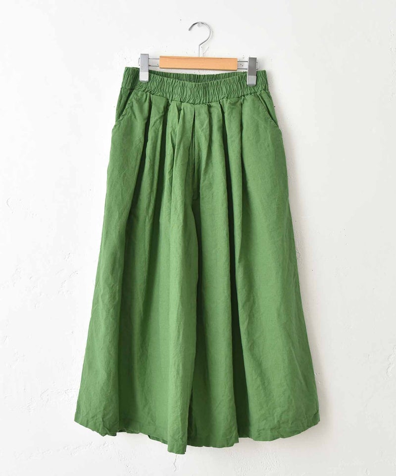 sloe｜綿麻ガウチョパンツ [[8803880]][C]