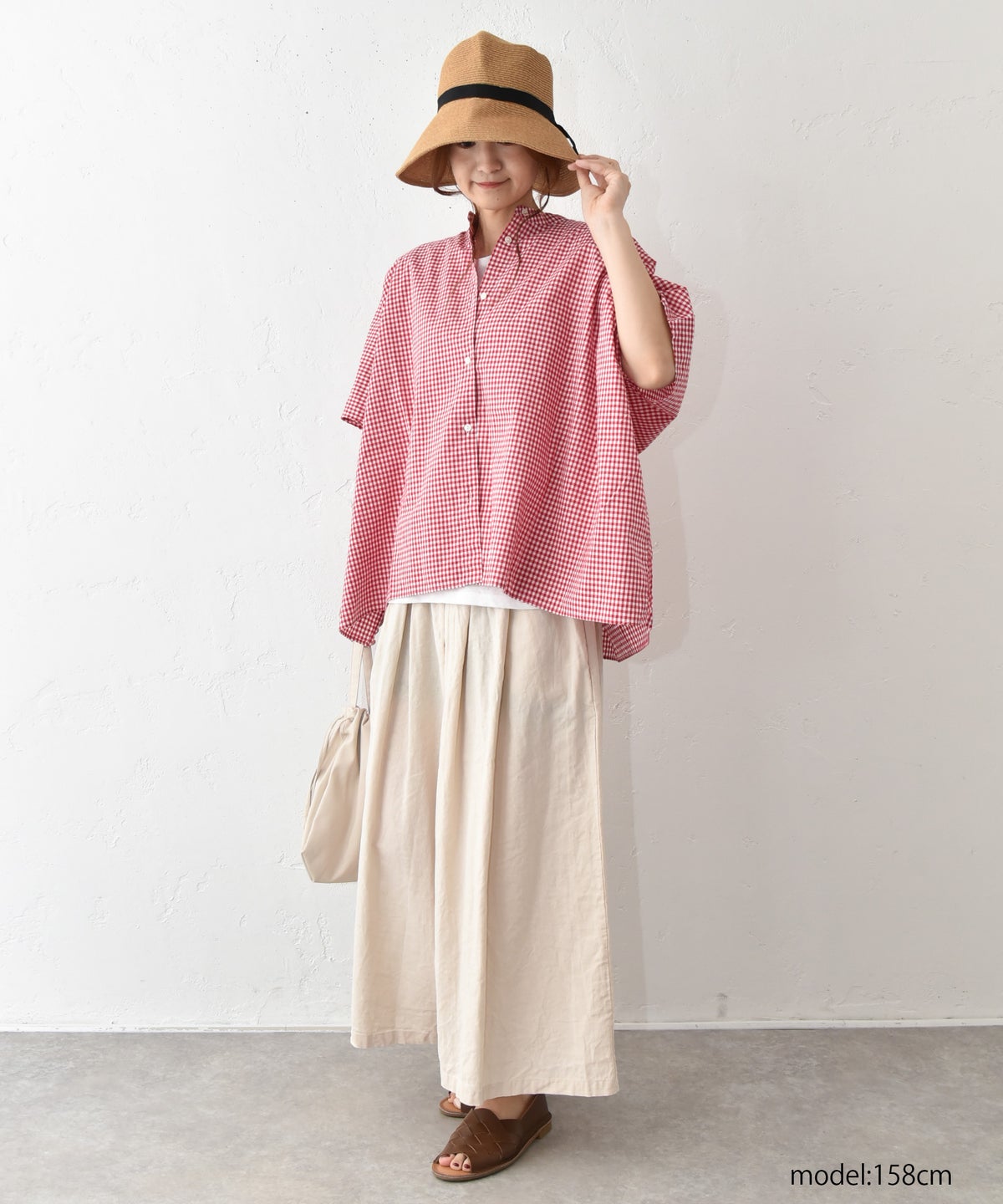 sloe｜綿麻ガウチョパンツ [[8803880]][C]