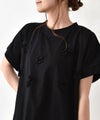 ista-ire｜無地フリルドットTee [[4601-6920]][C]