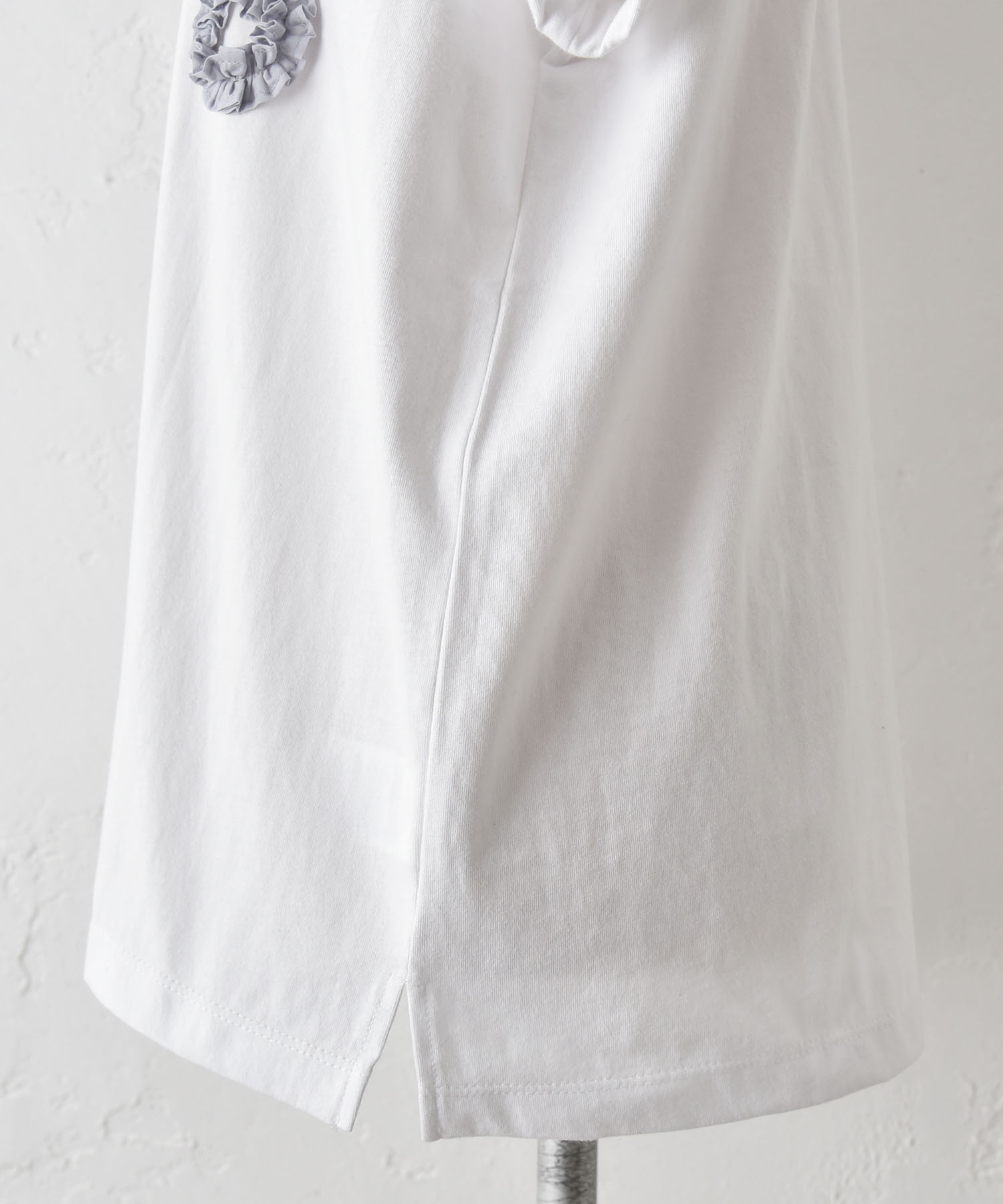 ista-ire｜無地フリルドットTee [[4601-6920]][C] | ma28 ONLINE STORE