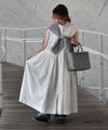 OMEKASI｜フレンチスリーブシャツワンピース [[hag-192]][C]