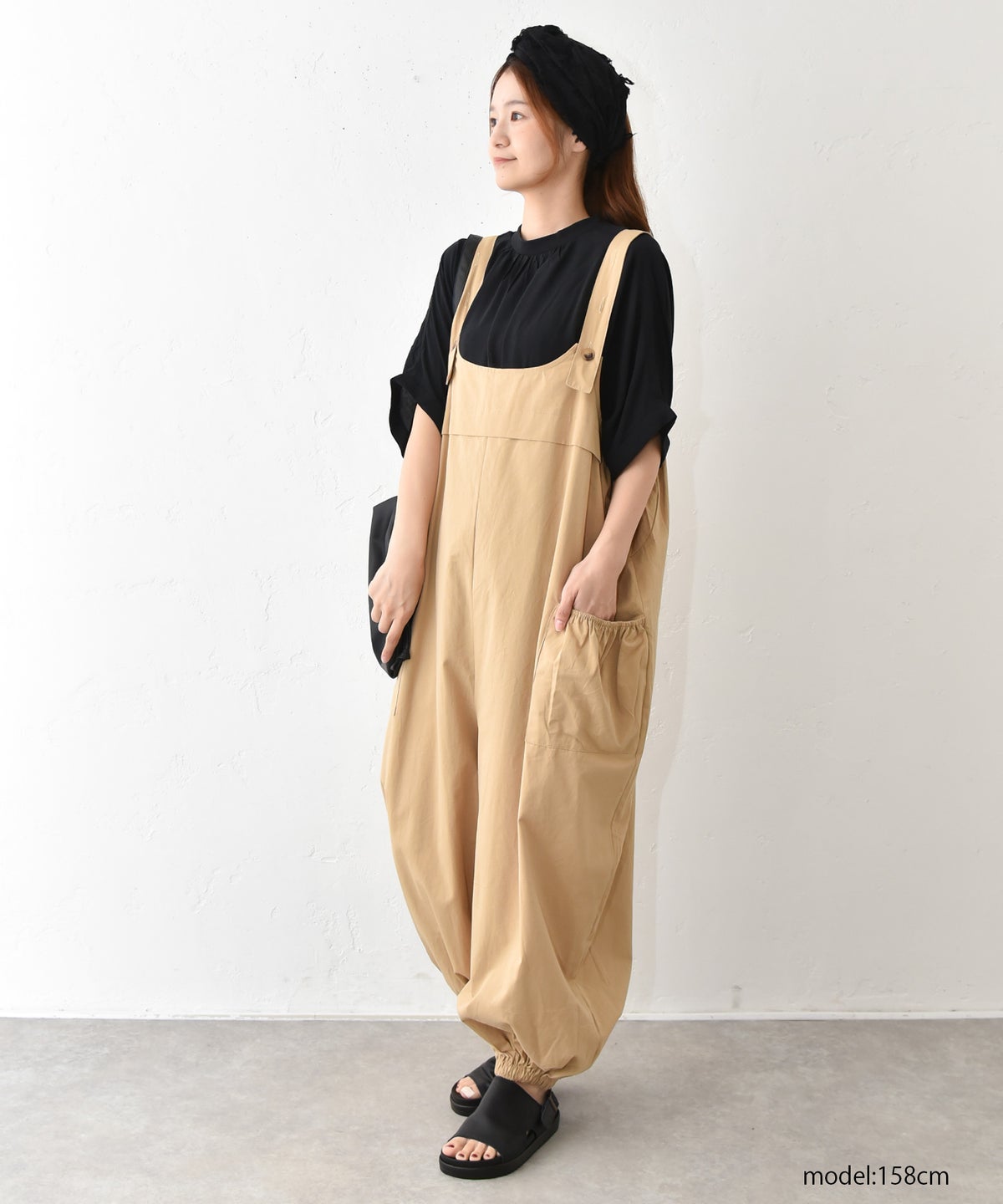 hagumu｜サイドポケットサロペット [[45362151]][C]