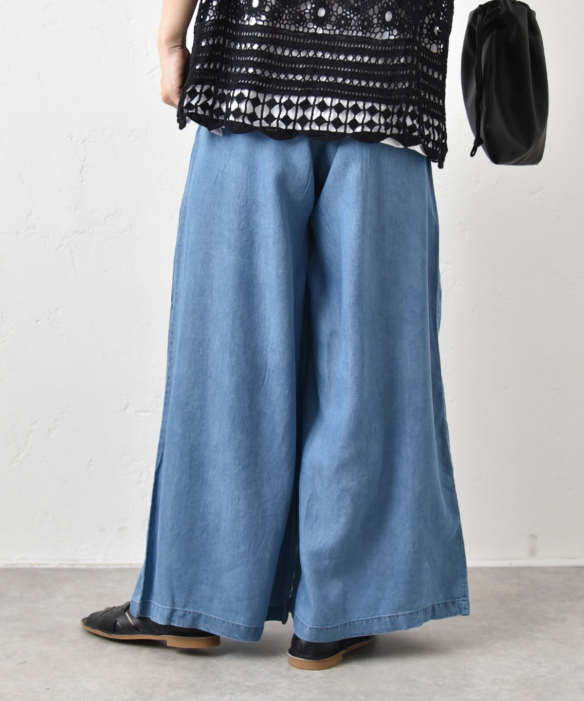 hagumu｜ウエストタックワイドパンツ [[5362181]][C]