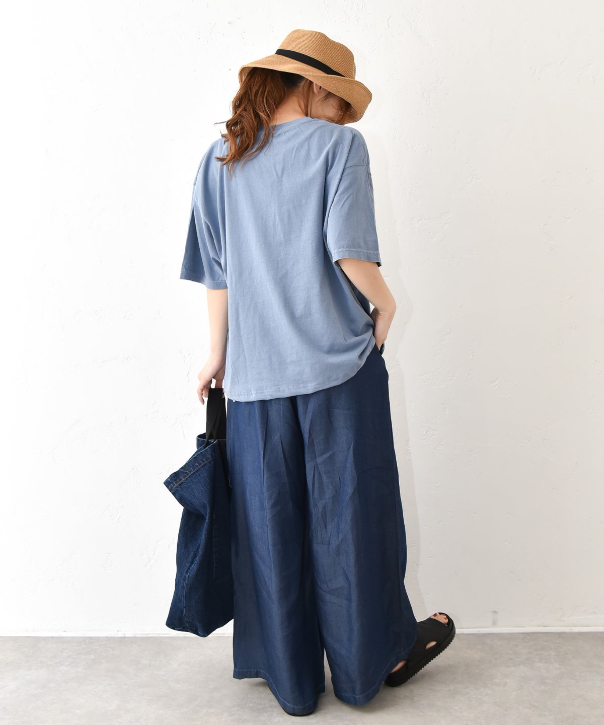 hagumu｜ウエストタックワイドパンツ [[5362181]][C]