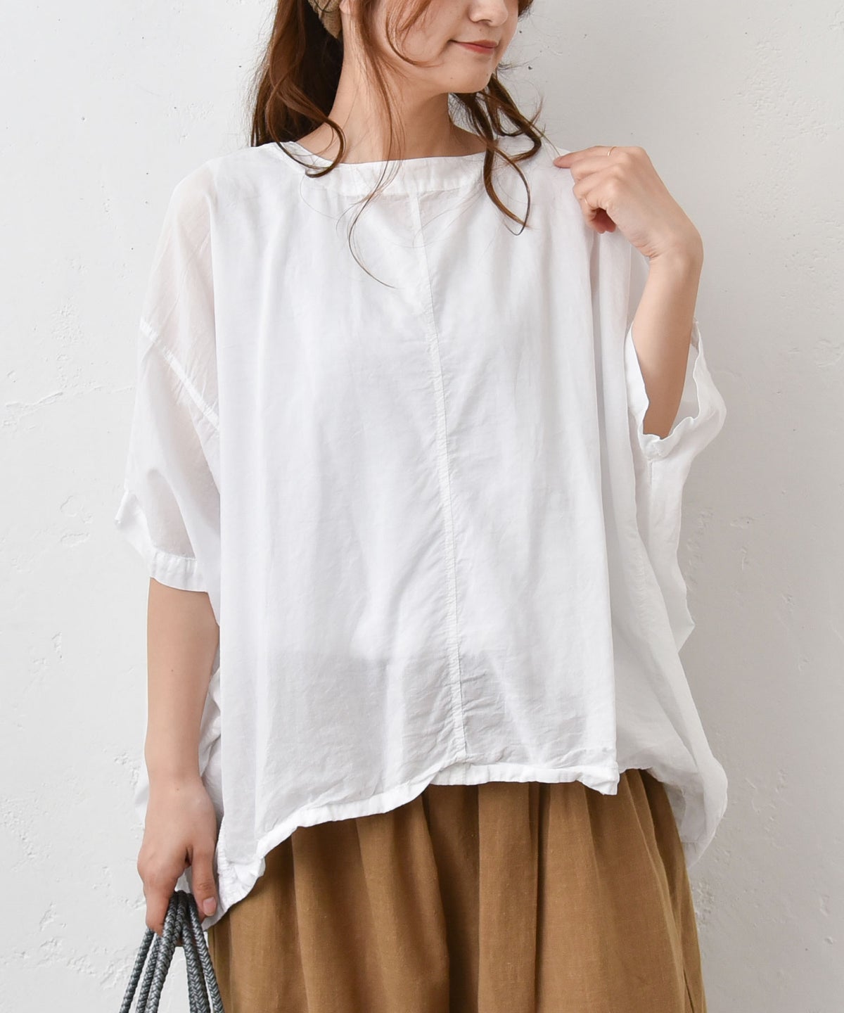 SUN VALLEY｜コットンテンセルプルオーバー [[SK4017262]][C]