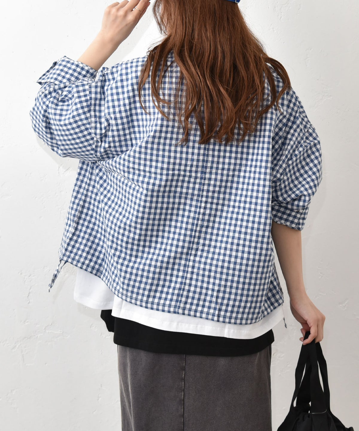 IN THE MARKET｜裾絞りシャツ [[C-2554]][C]