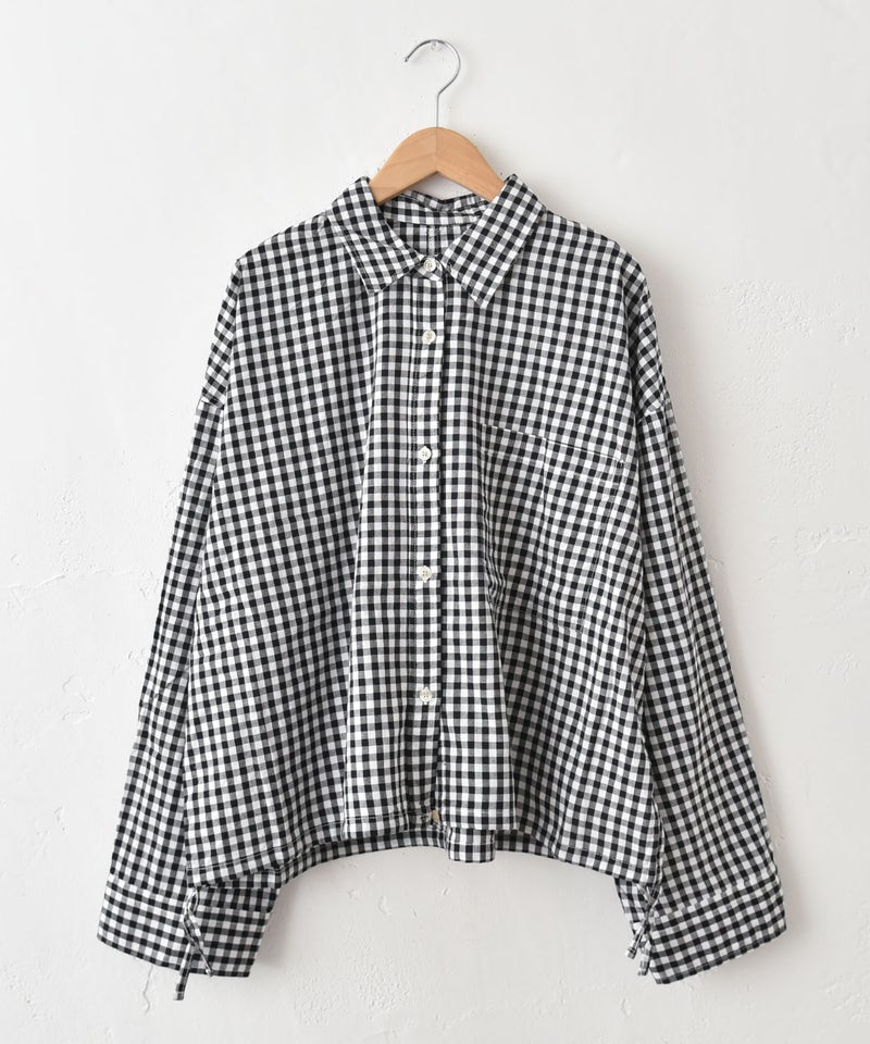  IN THE MARKET｜裾絞りシャツ [[C-2554]][C]