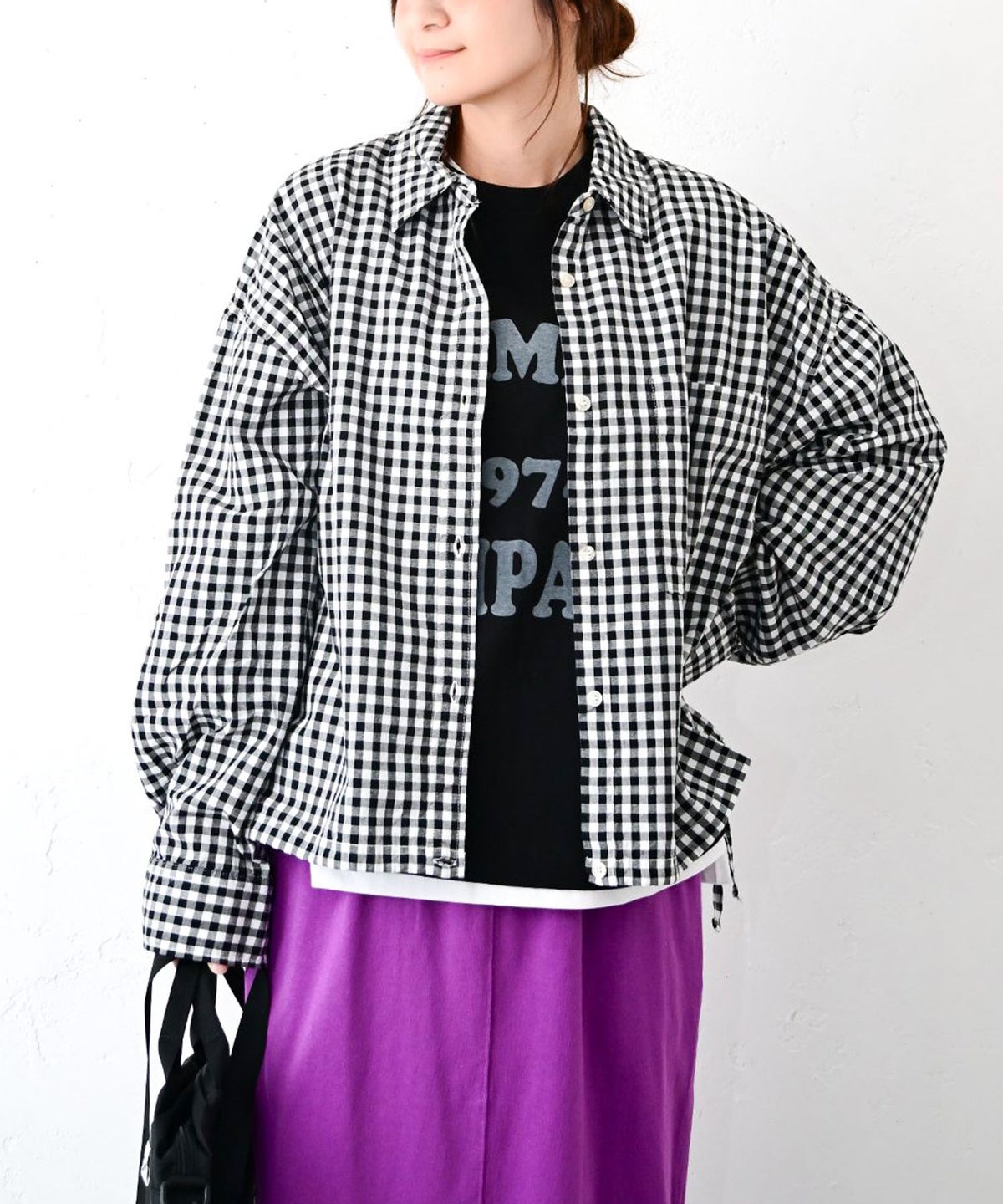 IN THE MARKET｜裾絞りシャツ [[C-2554]][C]