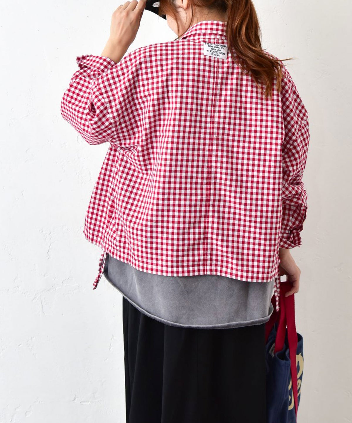 IN THE MARKET｜裾絞りシャツ [[C-2554]][C]