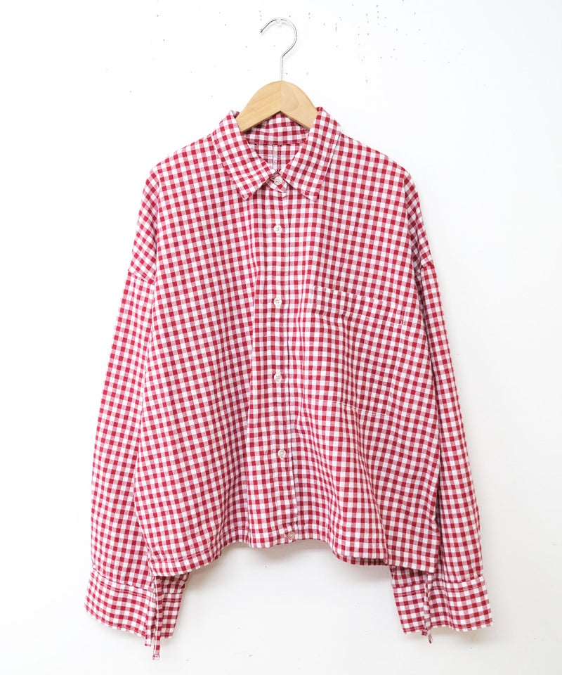 IN THE MARKET｜裾絞りシャツ [[C-2554]][C]