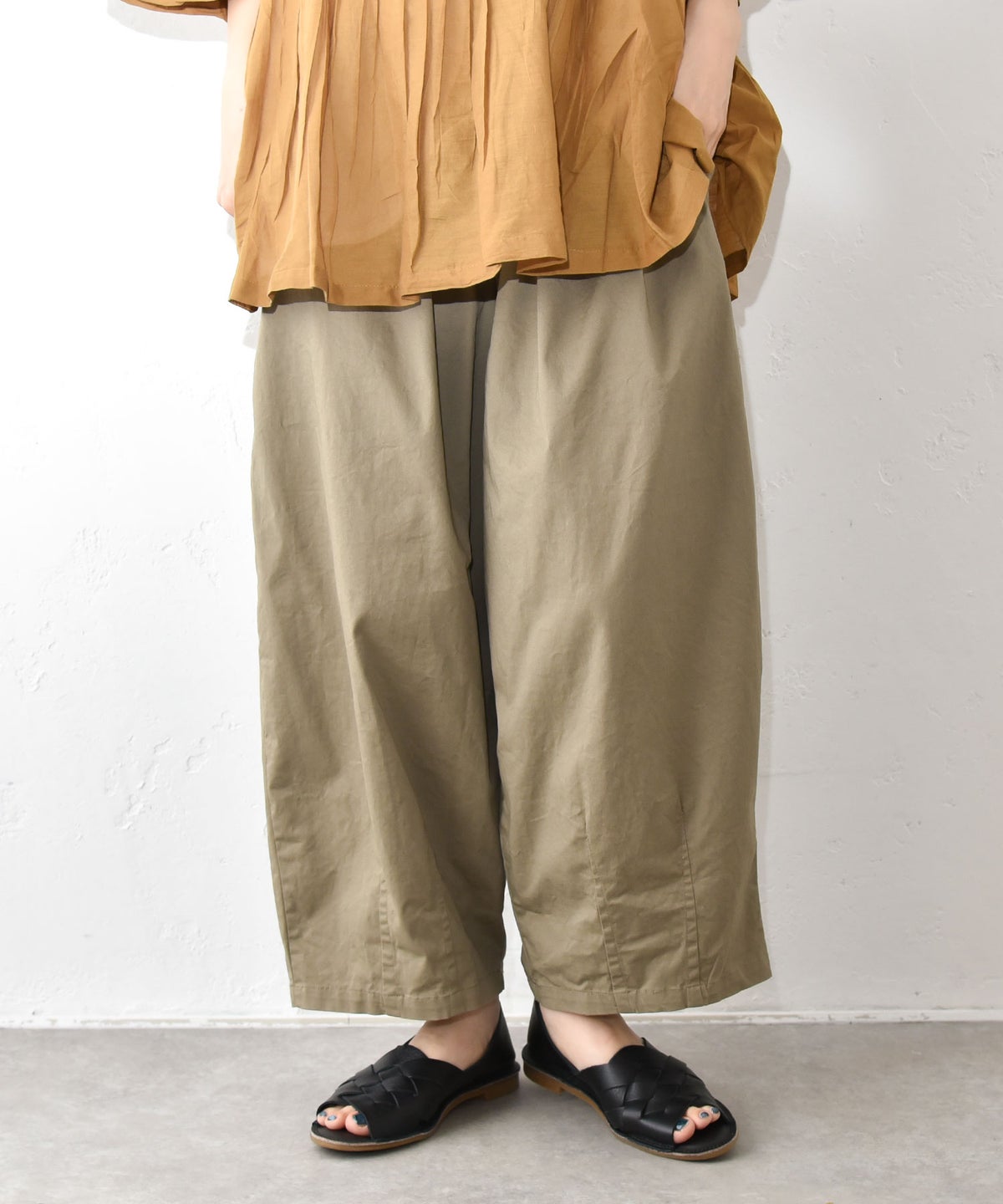 hagumu｜タックボールパンツ [[C-756]][C]