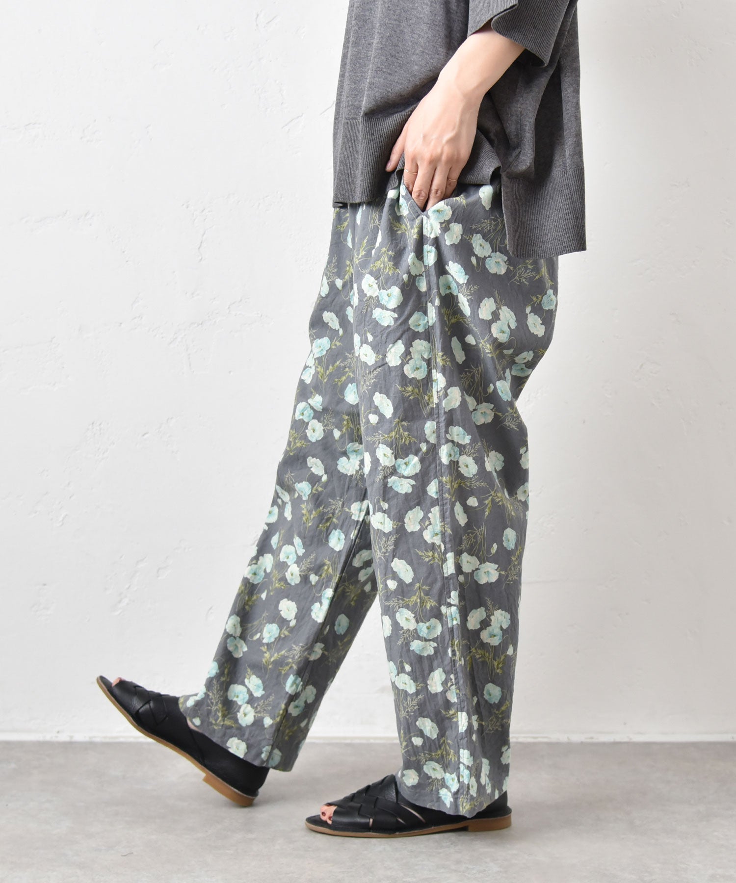 ichi｜フラワープリントパンツ [[260113]][C] | ma28 ONLINE STORE