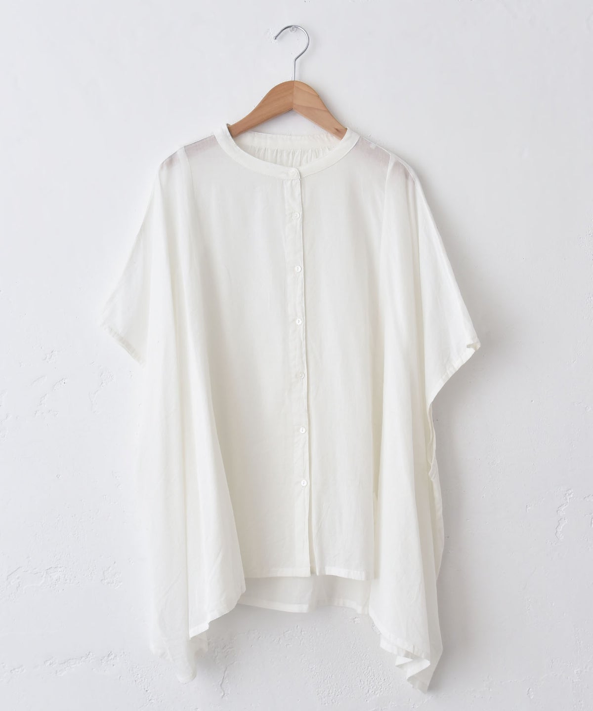 hagumu｜コットンボイルワイドドルマンシャツ [[41098262]][C]