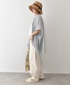  hagumu｜コットンボイルストライプワイドドルマンシャツ [[32098262]][C]