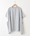  hagumu｜コットンボイルストライプワイドドルマンシャツ [[32098262]][C]