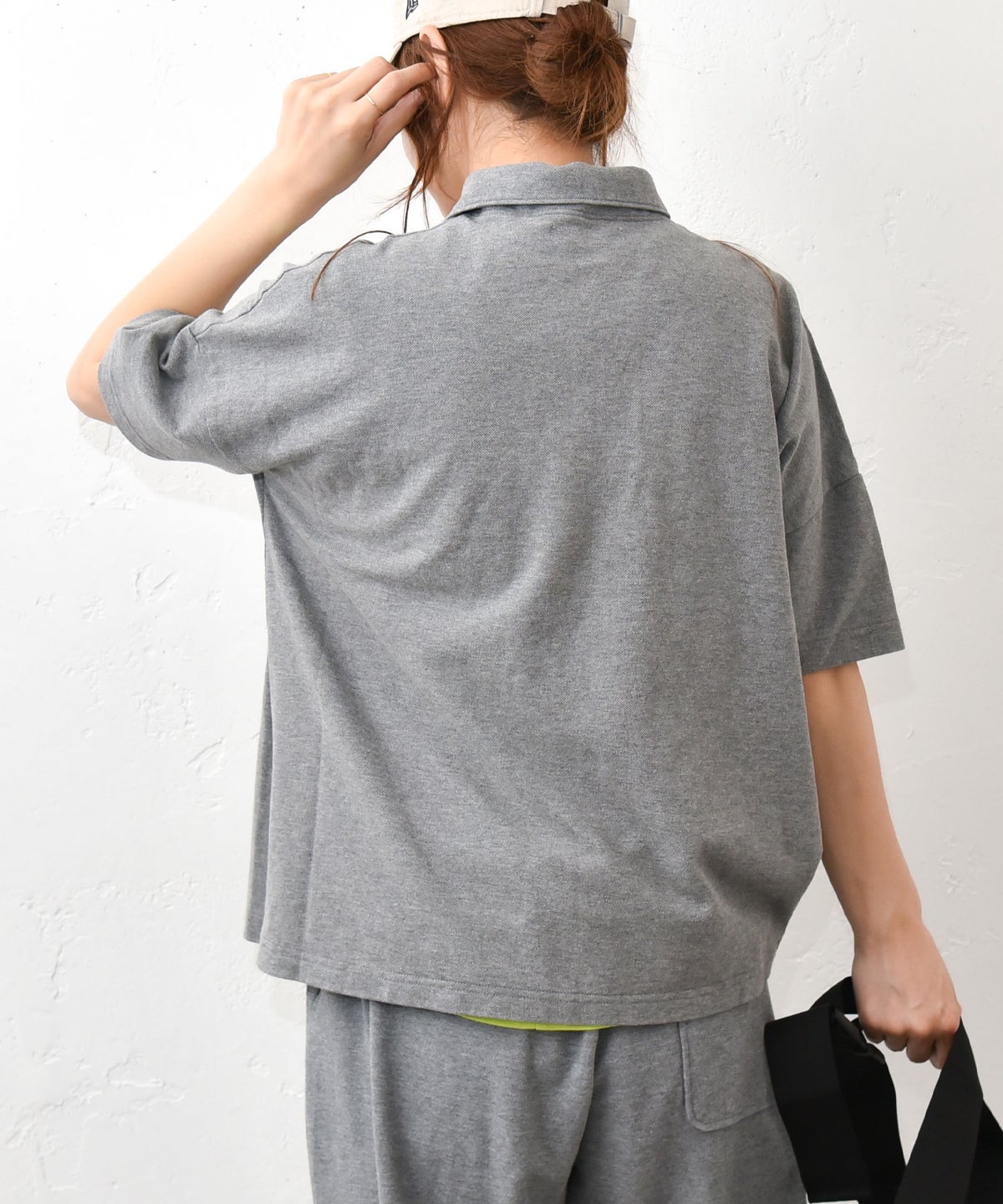  Our.｜かのこ素材ポロカットソー [[C-9058]][C]