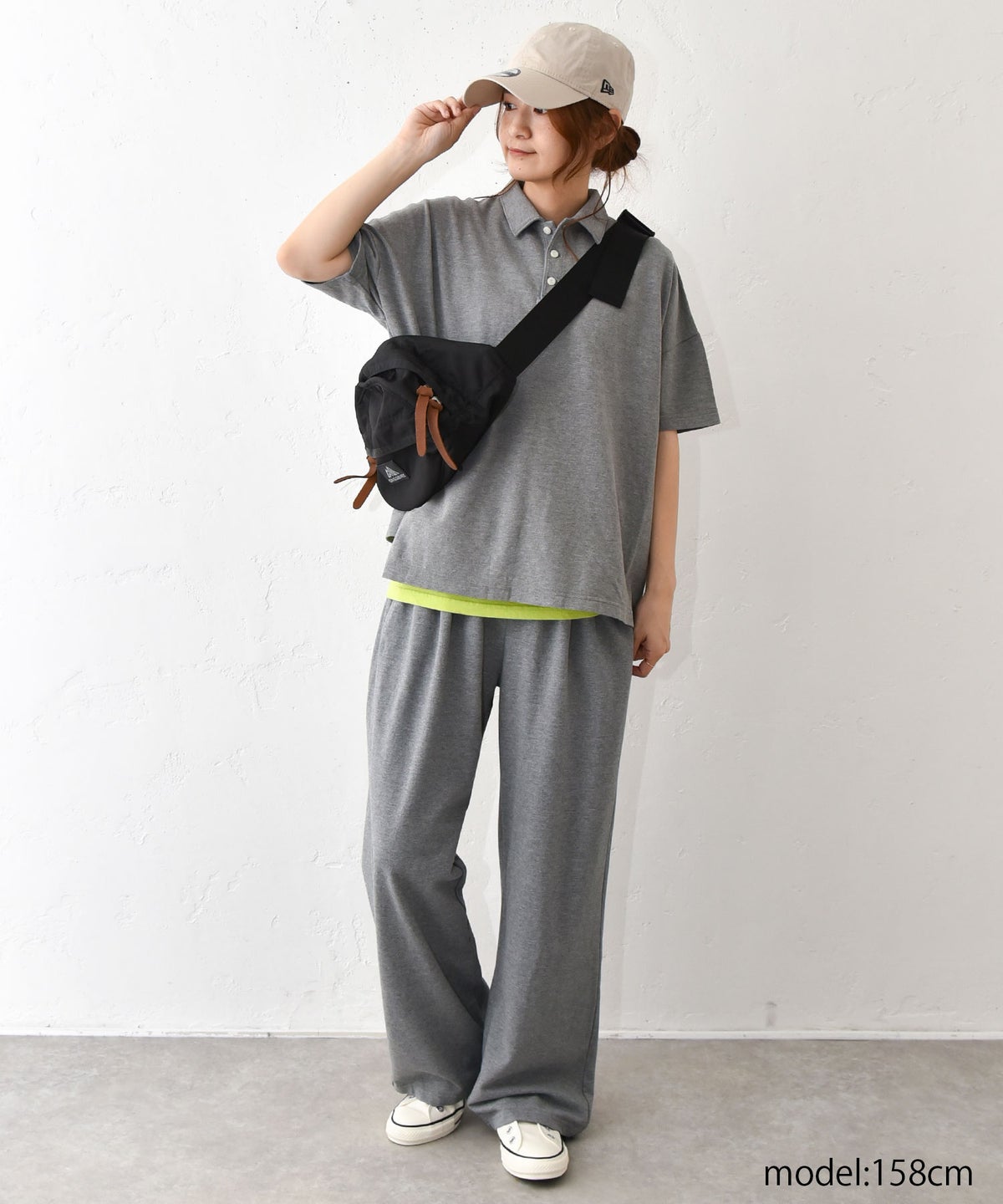  Our.｜かのこ素材ポロカットソー [[C-9058]][C]