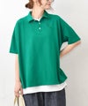  Our.｜かのこ素材ポロカットソー [[C-9058]][C]