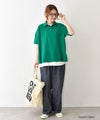  Our.｜かのこ素材ポロカットソー [[C-9058]][C]