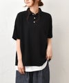  Our.｜かのこ素材ポロカットソー [[C-9058]][C]