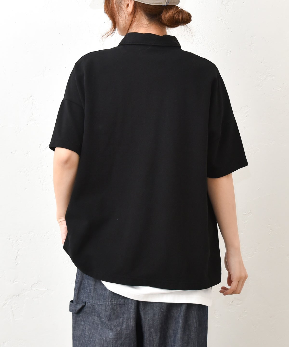  Our.｜かのこ素材ポロカットソー [[C-9058]][C]