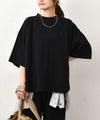Our.｜かのこ素材モックネックカットソー [[C-9059]][C]