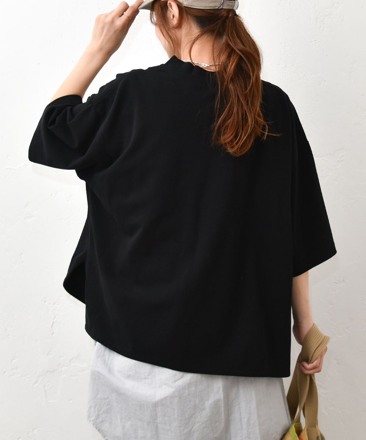 Our.｜かのこ素材モックネックカットソー [[C-9059]][C]